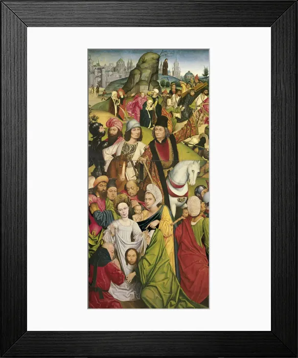 Framed Print : Christ Carrying the Cross. Artist: Baegert, Derick (ca 1440-after 1502) Framed Print : Christ Carrying the Cross. Artist: Baegert, Derick (ca 1440-after 1502)