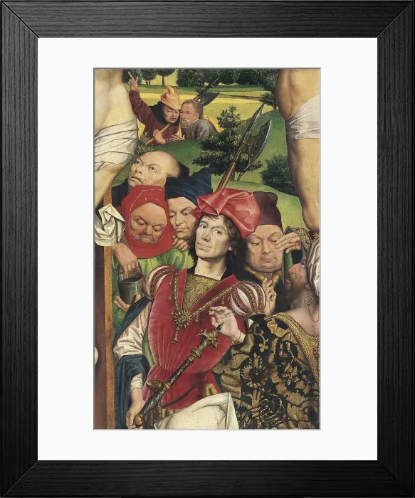 Framed Print : The good Centurion. Artist: Baegert, Derick (ca 1440-after 1502) Framed Print : The good Centurion. Artist: Baegert, Derick (ca 1440-after 1502)