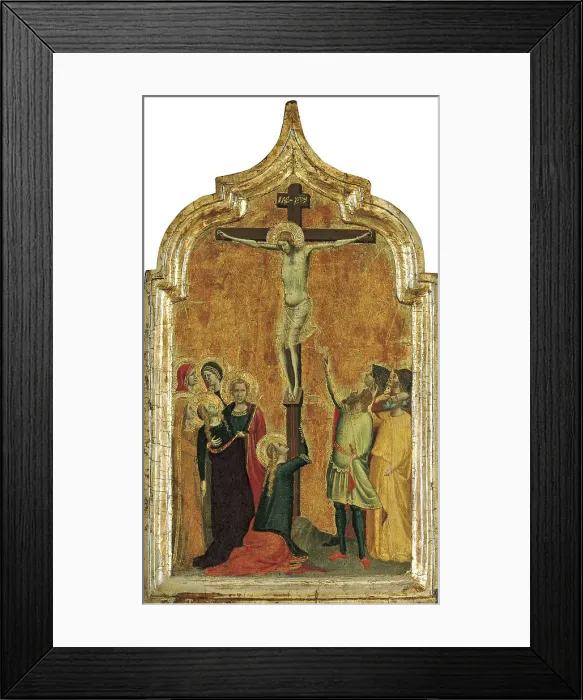 Framed Print : The Crucifixion. Artist: Daddi, Bernardo (1290-1350) Framed Print : The Crucifixion. Artist: Daddi, Bernardo (1290-1350)