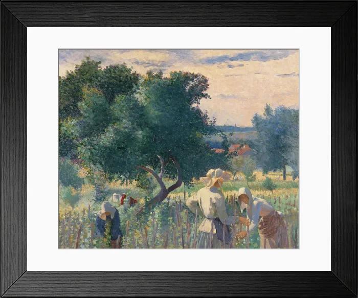 Framed Print : Women Tying the Vines. Artist: Cross, Henri Edmond (1856-1910) Framed Print : Women Tying the Vines. Artist: Cross, Henri Edmond (1856-1910)