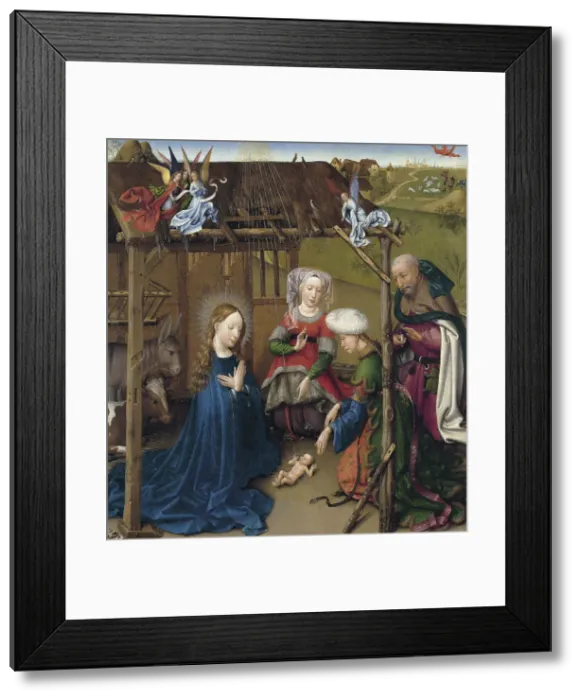 Framed Print : The Nativity. Artist: Daret, Jacques (ca 1404-ca 1470) Framed Print : The Nativity. Artist: Daret, Jacques (ca 1404-ca 1470)