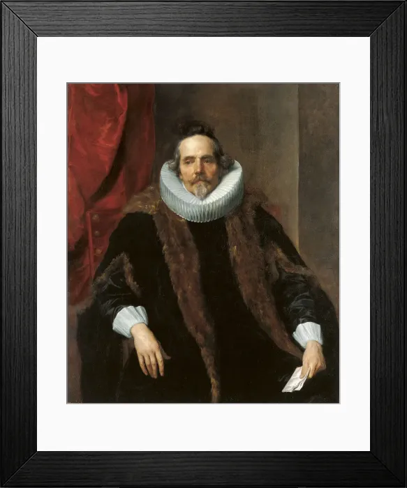 Framed Print : Portrait of Jacques Le Roy. Artist: Dyck, Sir Anthony van (1599-1641) Framed Print : Portrait of Jacques Le Roy. Artist: Dyck, Sir Anthony van (1599-1641)