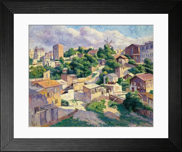 Framed Print : Montmartre, Paris. Artist: Luce, Maximilien (1858-1941) Framed Print : Montmartre, Paris. Artist: Luce, Maximilien (1858-1941)