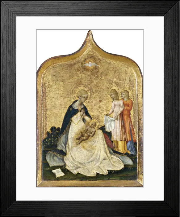Framed Print : The Virgin of Humility. Artist: Giovanni di Paolo (ca 1403-1482) Framed Print : The Virgin of Humility. Artist: Giovanni di Paolo (ca 1403-1482)