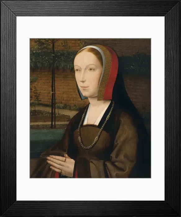 Framed Print : Portrait of a Female Donor. Artist: Provost (Provoost), Jan (1465-1529) Framed Print : Portrait of a Female Donor. Artist: Provost (Provoost), Jan (1465-1529)