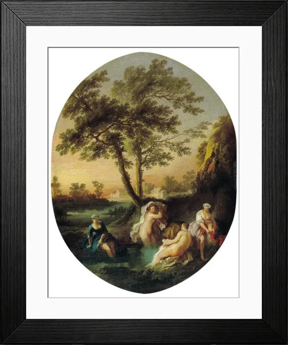 Framed Print : Summer (From the series The Four Seasons). Artist: Quillard, Pierre-Antoine (1701-1733) Framed Print : Summer (From the series The Four Seasons). Artist: Quillard, Pierre-Antoine (1701-1733)
