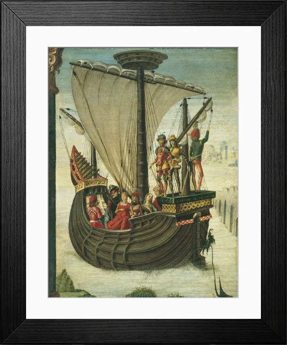 Framed Print : The Argonauts leaving Colchis. Artist: De Roberti, Ercole (c. 1450-1496) Framed Print : The Argonauts leaving Colchis. Artist: De Roberti, Ercole (c. 1450-1496)