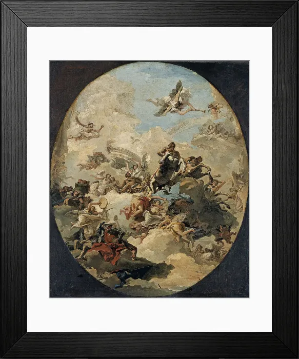 Framed Print : The Apotheosis of Hercules. Artist: Tiepolo, Giandomenico (1727-1804) Framed Print : The Apotheosis of Hercules. Artist: Tiepolo, Giandomenico (1727-1804)
