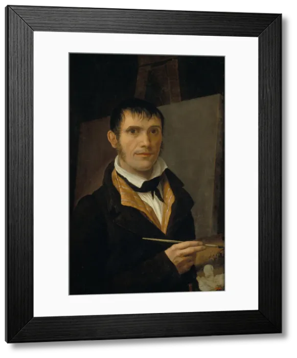 Framed Print : Self-Portrait. Artist: Mayol, Salvador (1775-1834) Framed Print : Self-Portrait. Artist: Mayol, Salvador (1775-1834)
