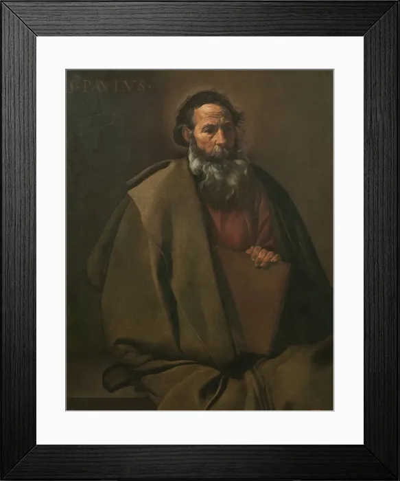 Framed Print : Saint Paul. Artist: Velazquez, Diego (1599-1660) Framed Print : Saint Paul. Artist: Velazquez, Diego (1599-1660)