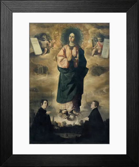 Framed Print : The Immaculate Conception. Artist: Zurbaran, Francisco, de (1598-1664) Framed Print : The Immaculate Conception. Artist: Zurbaran, Francisco, de (1598-1664)