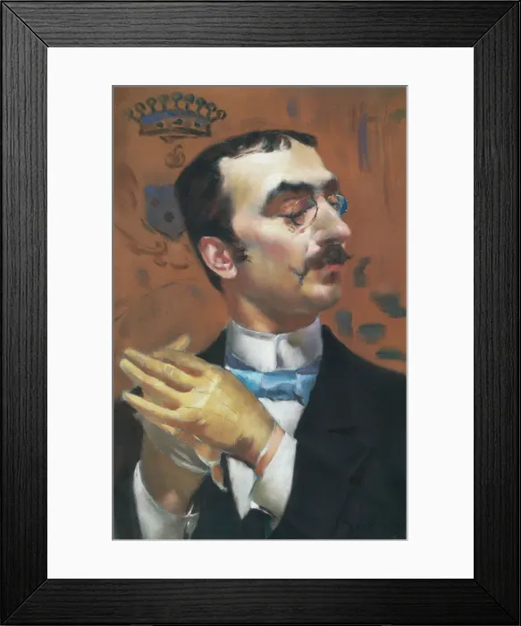 Framed Print : Portrait of Henri de Toulouse-Lautrec. Artist: Boldini, Giovanni (1842-1931) Framed Print : Portrait of Henri de Toulouse-Lautrec. Artist: Boldini, Giovanni (1842-1931)