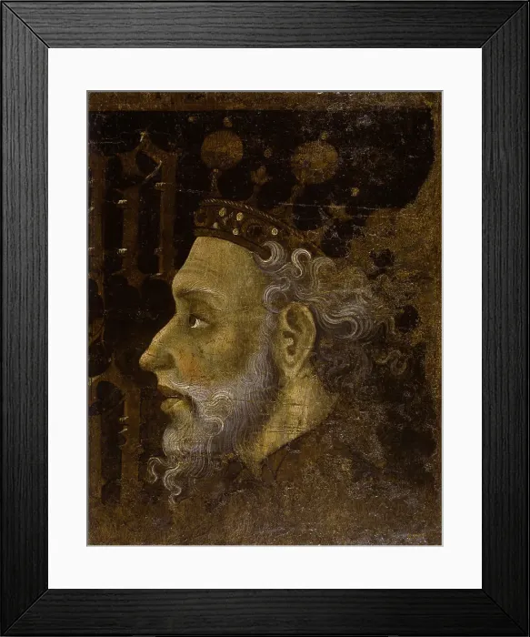 Framed Print : Alfonso V (1396-1458), King of Aragon. Artist: Mateu, Jaume (before 1402-after 1452) Framed Print : Alfonso V (1396-1458), King of Aragon. Artist: Mateu, Jaume (before 1402-after 1452)
