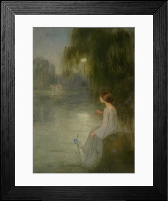 Framed Print : Dream. Artist: Brull, Joan (1863-1912) Framed Print : Dream. Artist: Brull, Joan (1863-1912)