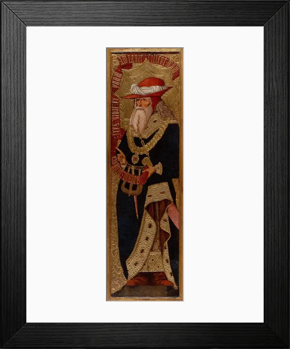 Framed Print : Abraham. Artist: Gasco, Joan (active 1500-1529) Framed Print : Abraham. Artist: Gasco, Joan (active 1500-1529)