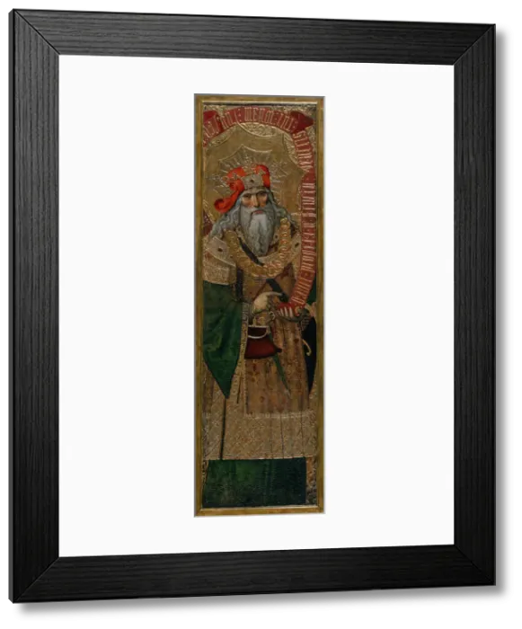Framed Print : David. Artist: Gasco, Joan (active 1500-1529) Framed Print : David. Artist: Gasco, Joan (active 1500-1529)