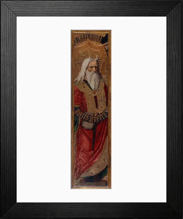 Framed Print : Moses. Artist: Gasco, Joan (active 1500-1529) Framed Print : Moses. Artist: Gasco, Joan (active 1500-1529)
