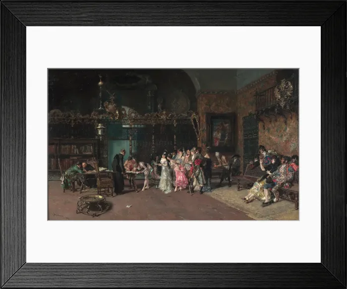 Framed Print : The Spanish Wedding. Artist: Fortuny, Maria (1838-1874) Framed Print : The Spanish Wedding. Artist: Fortuny, Maria (1838-1874)