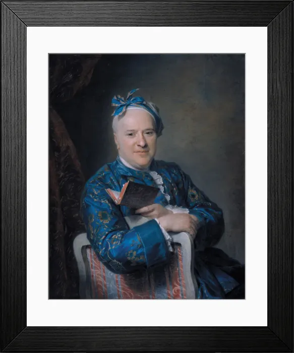Framed Print : Portrait of Pierre-Louis Laideguive (1704-1776). Artist: La Tour, Maurice Quentin de (1704-1788) Framed Print : Portrait of Pierre-Louis Laideguive (1704-1776). Artist: La Tour, Maurice Quentin de (1704-1788)