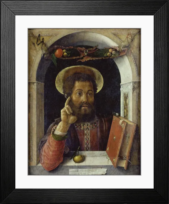 Framed Print : Saint Mark the Evangelist. Artist: Mantegna, Andrea (1431-1506) Framed Print : Saint Mark the Evangelist. Artist: Mantegna, Andrea (1431-1506)