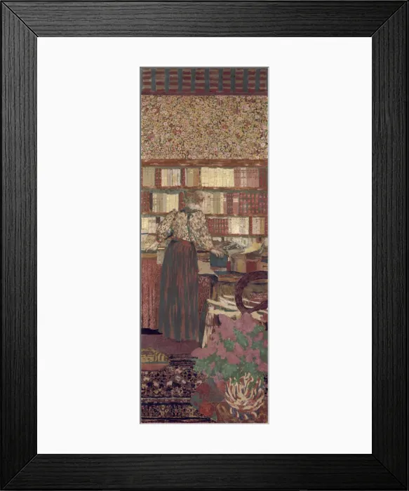 Framed Print : The Privacy. Decoration for the Library of Dr. Vaquez. Artist: Vuillard, Edouard (1868-1940) Framed Print : The Privacy. Decoration for the Library of Dr. Vaquez. Artist: Vuillard, Edouard (1868-1940)