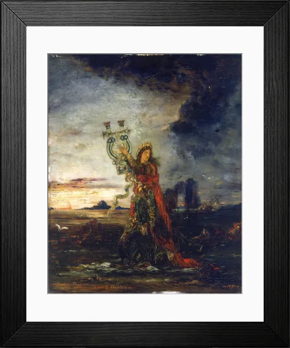 Framed Print : Arion. Artist: Moreau, Gustave (1826-1898) Framed Print : Arion. Artist: Moreau, Gustave (1826-1898)