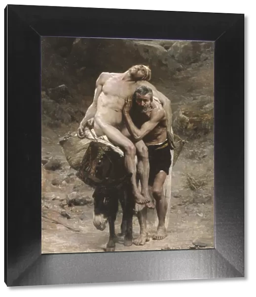 The Good Samaritan. Artist: Morot, Aime Nicolas (1850-1913)