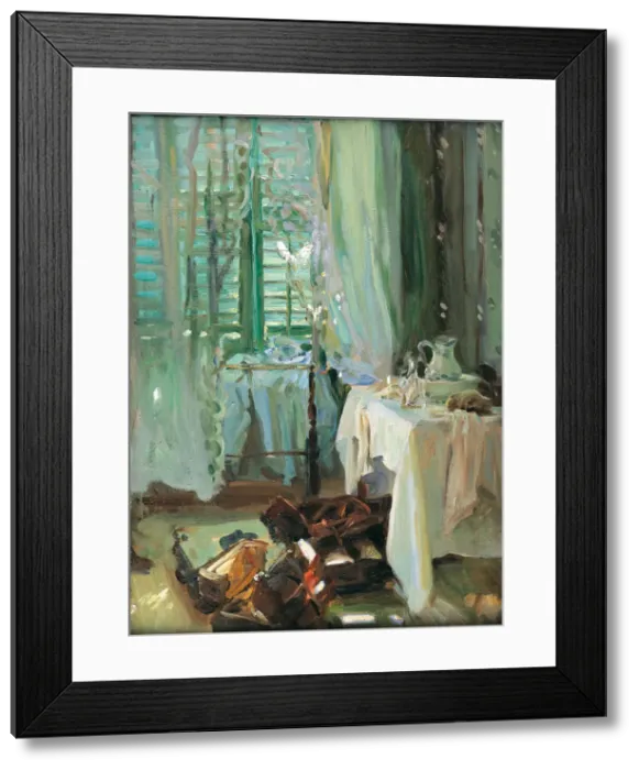 Framed Print : The hotel room. Artist: Sargent, John Singer (1856-1925) Framed Print : The hotel room. Artist: Sargent, John Singer (1856-1925)