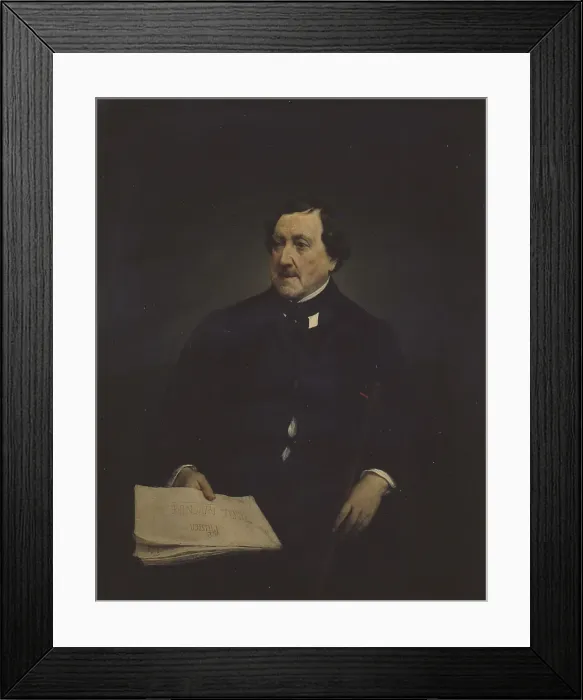 Framed Print : Portrait of the composer Gioachino Antonio Rossini (1792-1868). Artist: Hayez, Francesco (1791-1882) Framed Print : Portrait of the composer Gioachino Antonio Rossini (1792-1868). Artist: Hayez, Francesco (1791-1882)
