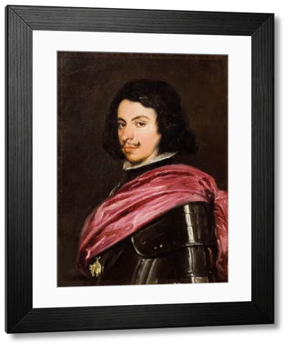 Framed Print : Portrait of Francesco I d Este (1610-1658). Artist: Velazquez, Diego (1599-1660) Framed Print : Portrait of Francesco I d Este (1610-1658). Artist: Velazquez, Diego (1599-1660)