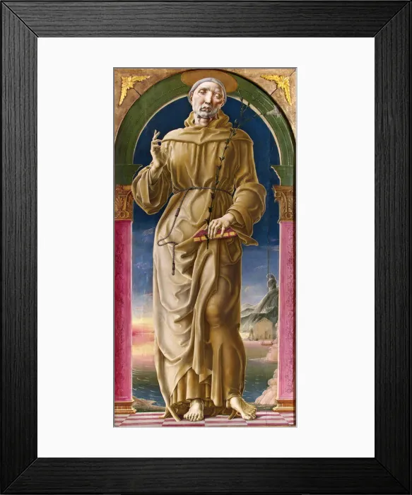 Framed Print : Saint Anthony of Padua. Artist: Tura, Cosimo (before 1431-1495) Framed Print : Saint Anthony of Padua. Artist: Tura, Cosimo (before 1431-1495)