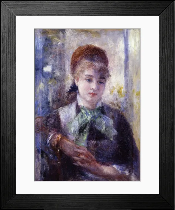 Framed Print : Portrait of Nini Lopez. Artist: Renoir, Pierre Auguste (1841-1919) Framed Print : Portrait of Nini Lopez. Artist: Renoir, Pierre Auguste (1841-1919)