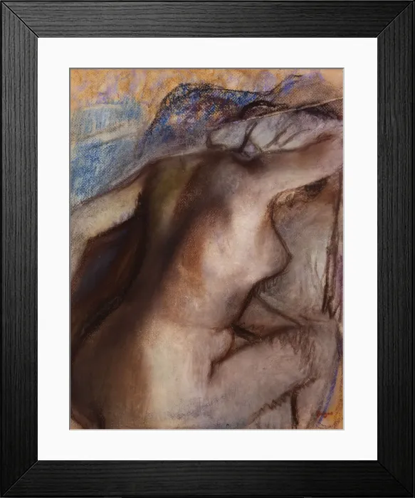 Framed Print : After the Bath, Woman Drying Herself. Artist: Degas, Edgar (1834-1917) Framed Print : After the Bath, Woman Drying Herself. Artist: Degas, Edgar (1834-1917)