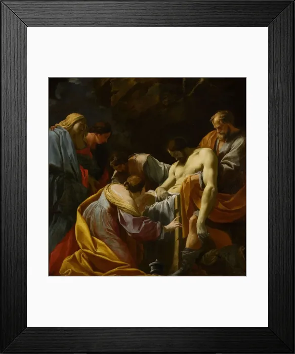 Framed Print : The Entombment. Artist: Vouet, Simon (1590-1649) Framed Print : The Entombment. Artist: Vouet, Simon (1590-1649)
