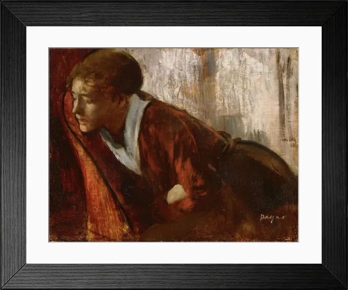 Framed Print : Melancholy. Artist: Degas, Edgar (1834-1917) Framed Print : Melancholy. Artist: Degas, Edgar (1834-1917)