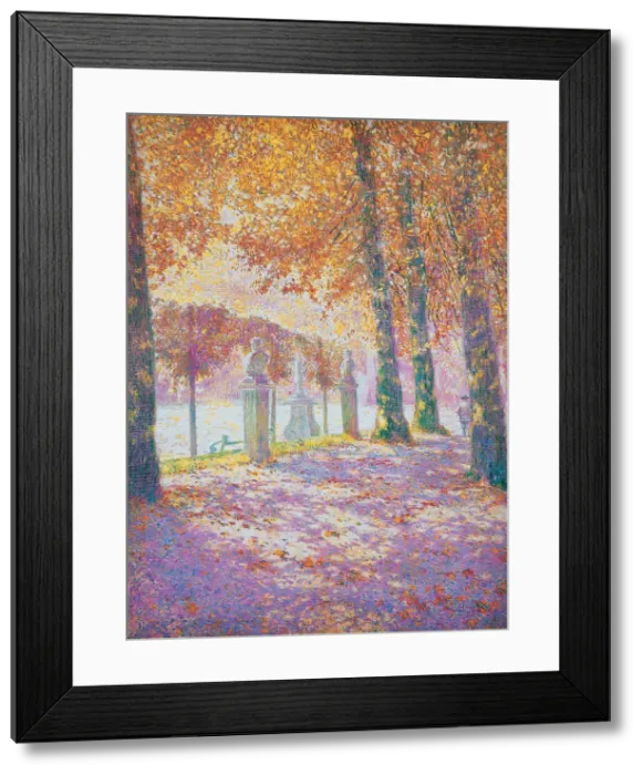 Framed Print : Brussels Park. Artist: Gailliard, Franz (1861-1932) Framed Print : Brussels Park. Artist: Gailliard, Franz (1861-1932)