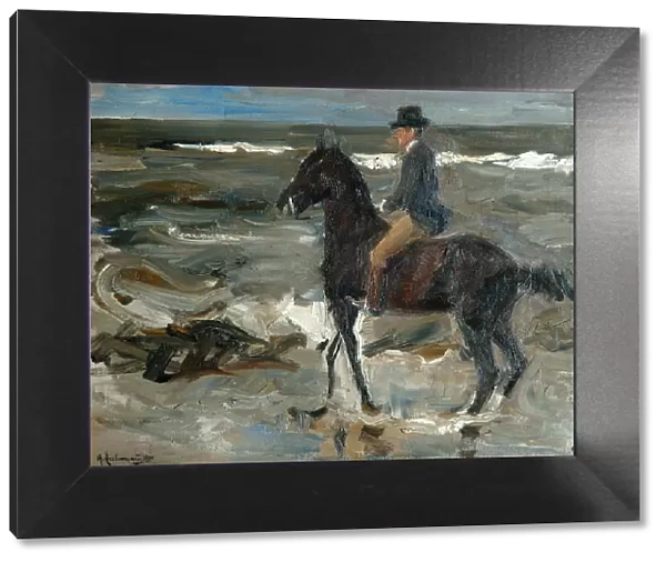 Rider on the Beach. Artist: Liebermann, Max (1847-1935)
