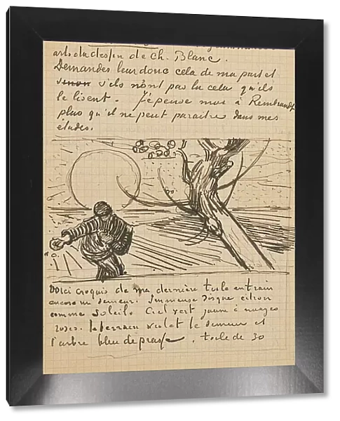 The Sower, Letter to Theo from Arles, c. 25 November 1888. Artist: Gogh, Vincent, van (1853-1890)