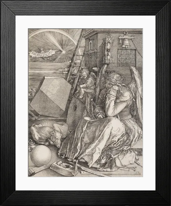Framed Print : Melencolia I. Artist: Durer, Albrecht (1471-1528) Framed Print : Melencolia I. Artist: Durer, Albrecht (1471-1528)