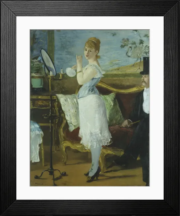 Framed Print : Nana. Artist: Manet, Edouard (1832-1883) Framed Print : Nana. Artist: Manet, Edouard (1832-1883)