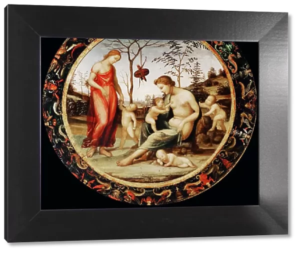 Allegory of Love (Venus terrestre with Eros and Venus celeste with Anteros and two cupids). Artist: Sodoma (1477-1549)