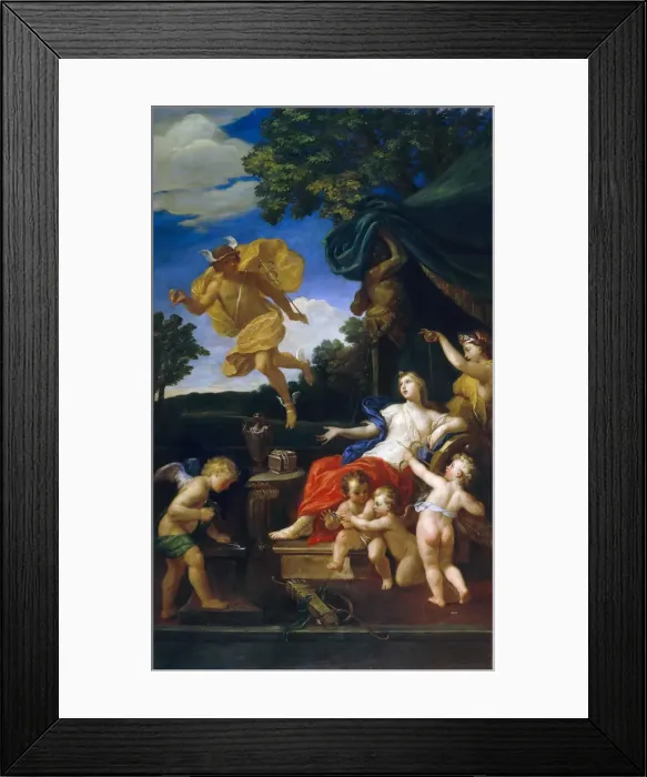 Framed Print : The Toilet of Venus. Artist: Boulogne, Bon de, L aine (1649-1717) Framed Print : The Toilet of Venus. Artist: Boulogne, Bon de, L aine (1649-1717)