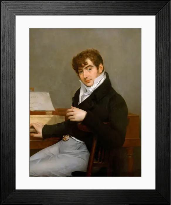 Framed Print : Pierre-Joseph-Guillaume Zimmermann. Artist: Gros, Antoine Jean, Baron (1771-1835) Framed Print : Pierre-Joseph-Guillaume Zimmermann. Artist: Gros, Antoine Jean, Baron (1771-1835)