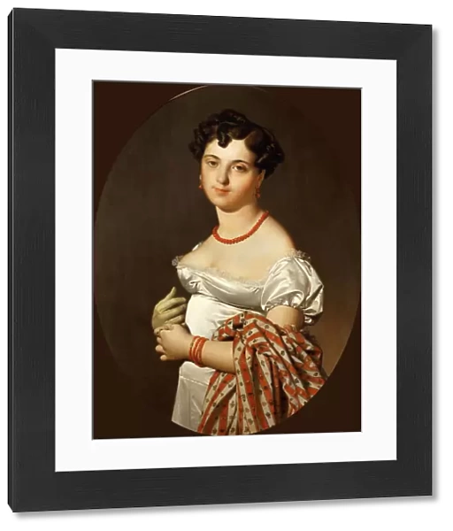 Portrait of Madame Cecile Panckoucke, nee Bochet. Artist: Ingres, Jean Auguste Dominique (1780-1867)