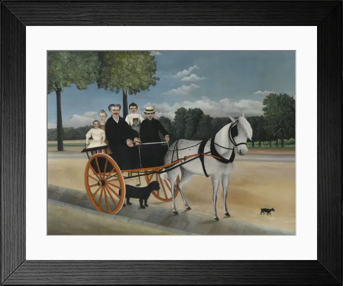 Framed Print : Old Juniers Cart. Artist: Rousseau, Henri Julien Felix (1844-1910) Framed Print : Old Juniers Cart. Artist: Rousseau, Henri Julien Felix (1844-1910)