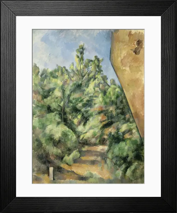 Framed Print : The Red Rock. Artist: Cezanne, Paul (1839-1906) Framed Print : The Red Rock. Artist: Cezanne, Paul (1839-1906)