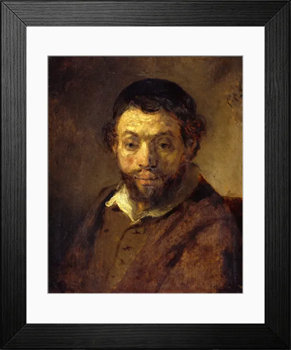 Framed Print : Portrait of a Young Jew. Artist: Rembrandt van Rhijn (1606-1669) Framed Print : Portrait of a Young Jew. Artist: Rembrandt van Rhijn (1606-1669)