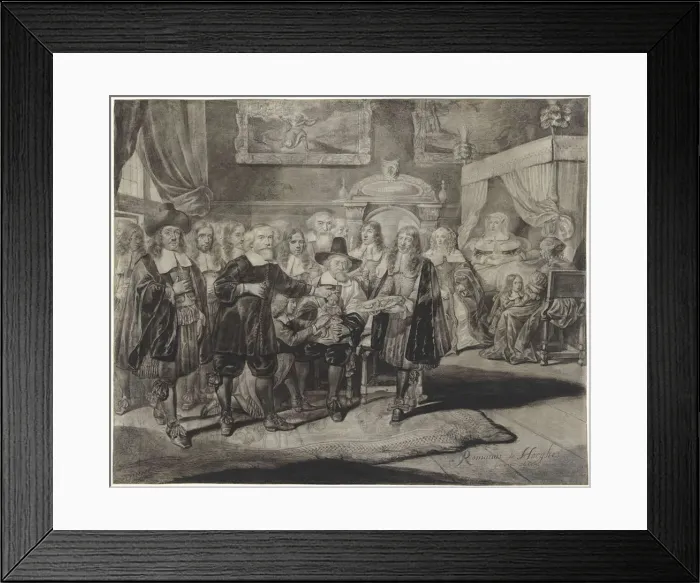 Framed Print : The circumcision. Artist: Hooghe, Romeyn de (1645-1708) Framed Print : The circumcision. Artist: Hooghe, Romeyn de (1645-1708)