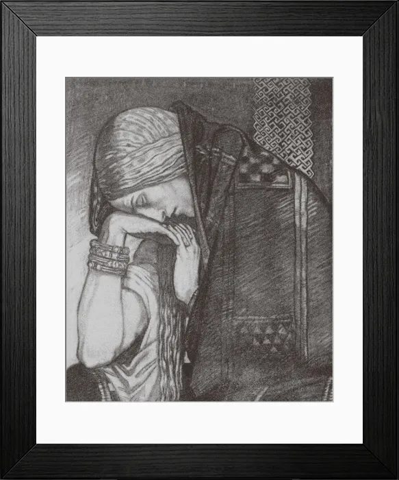 Framed Print : Deirdre of the Sorrows (From: Voices from the Hills). Artist: Duncan, John (1866-1945)