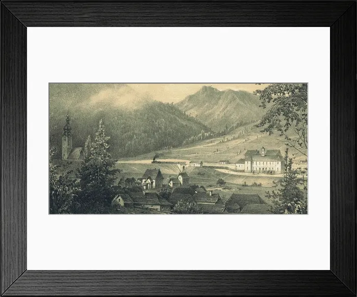 Framed Print : Murzzuschlag. Artist: Anonymous Framed Print : Murzzuschlag. Artist: Anonymous